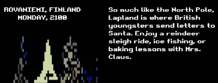 Where in the World is Caramel Santaigo game screen