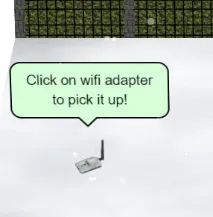 Wifi Adapter on the ground