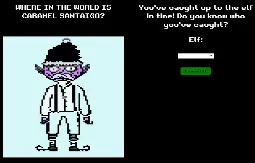 Where in the World is Caramel Santaigo game screen